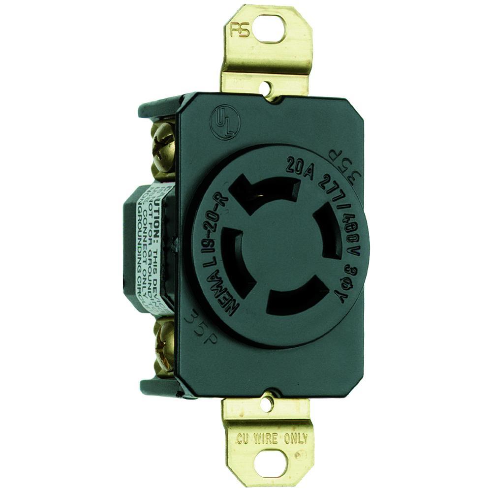 Pass & Seymour® L1920R Locking Receptacles