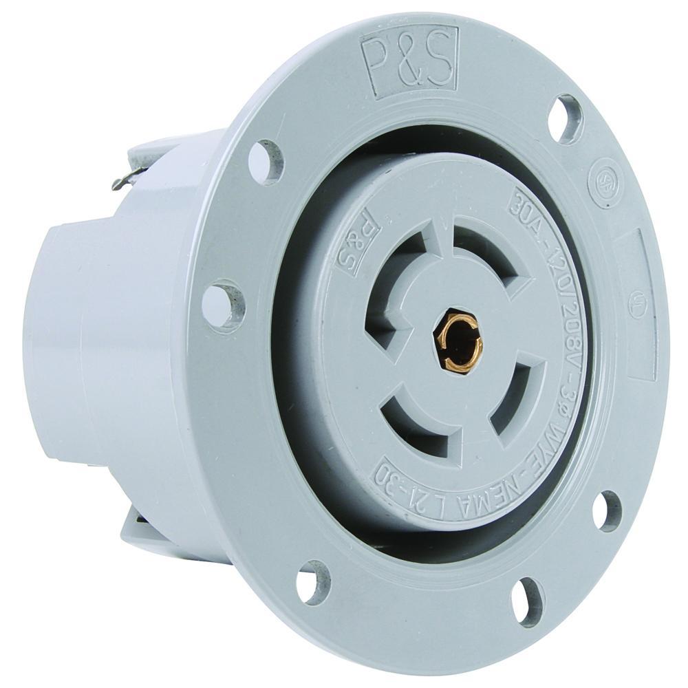 Pass & Seymour® L2130FO Locking Flanged Inlets & Outlets