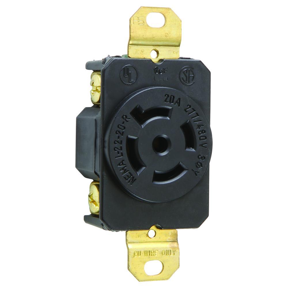 Pass & Seymour® L2220R Locking Receptacles