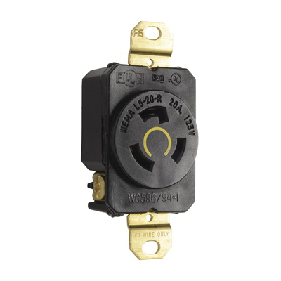 Pass & Seymour® L520RR Straight Blade Receptacles