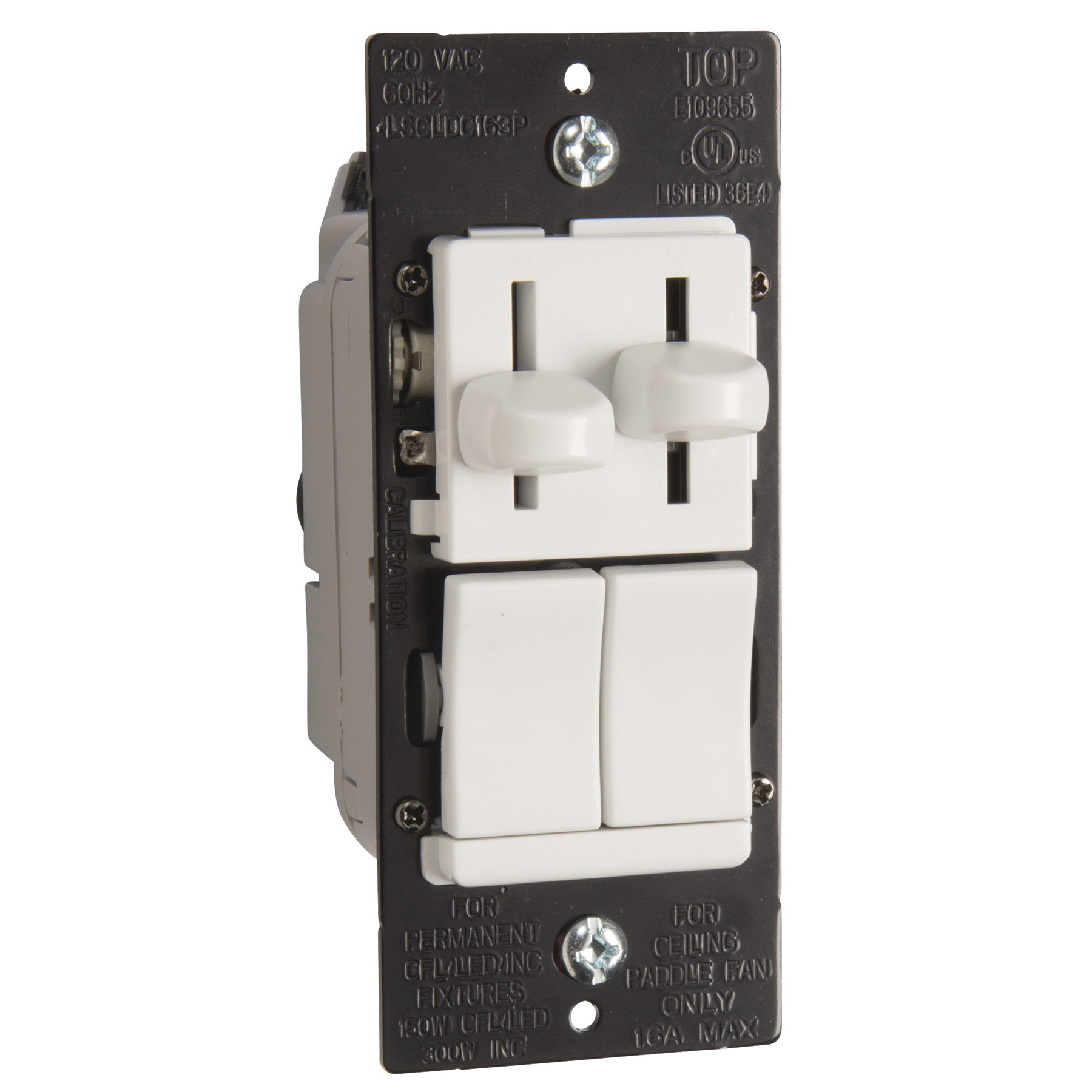 Pass & Seymour® LSCLDC163PBK Dimmer Switches