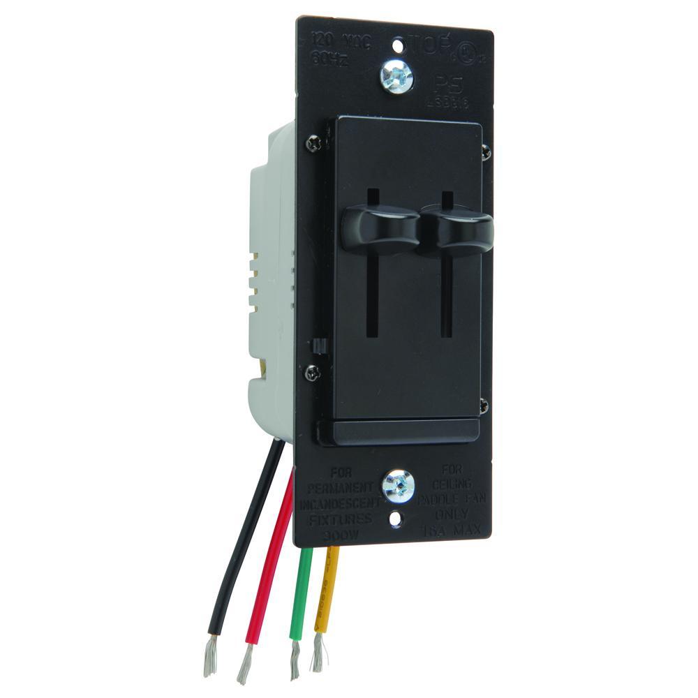 Pass & Seymour® LSDC16BKV Fan Control Switches
