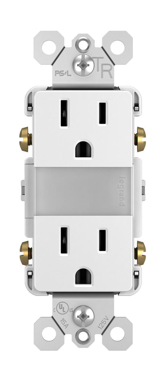 Pass & Seymour® NTL885TRWCC6 Receptacles & Lights