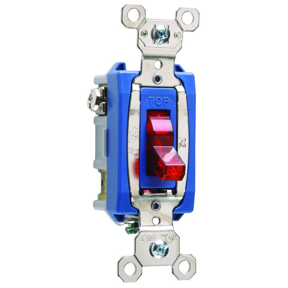 Pass & Seymour® PS15AC1RPL Pilot Light Switches