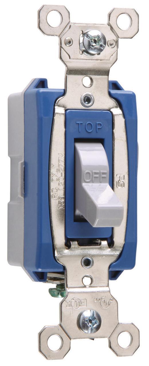 Pass & Seymour® PS15AC3GRY Toggle Switches