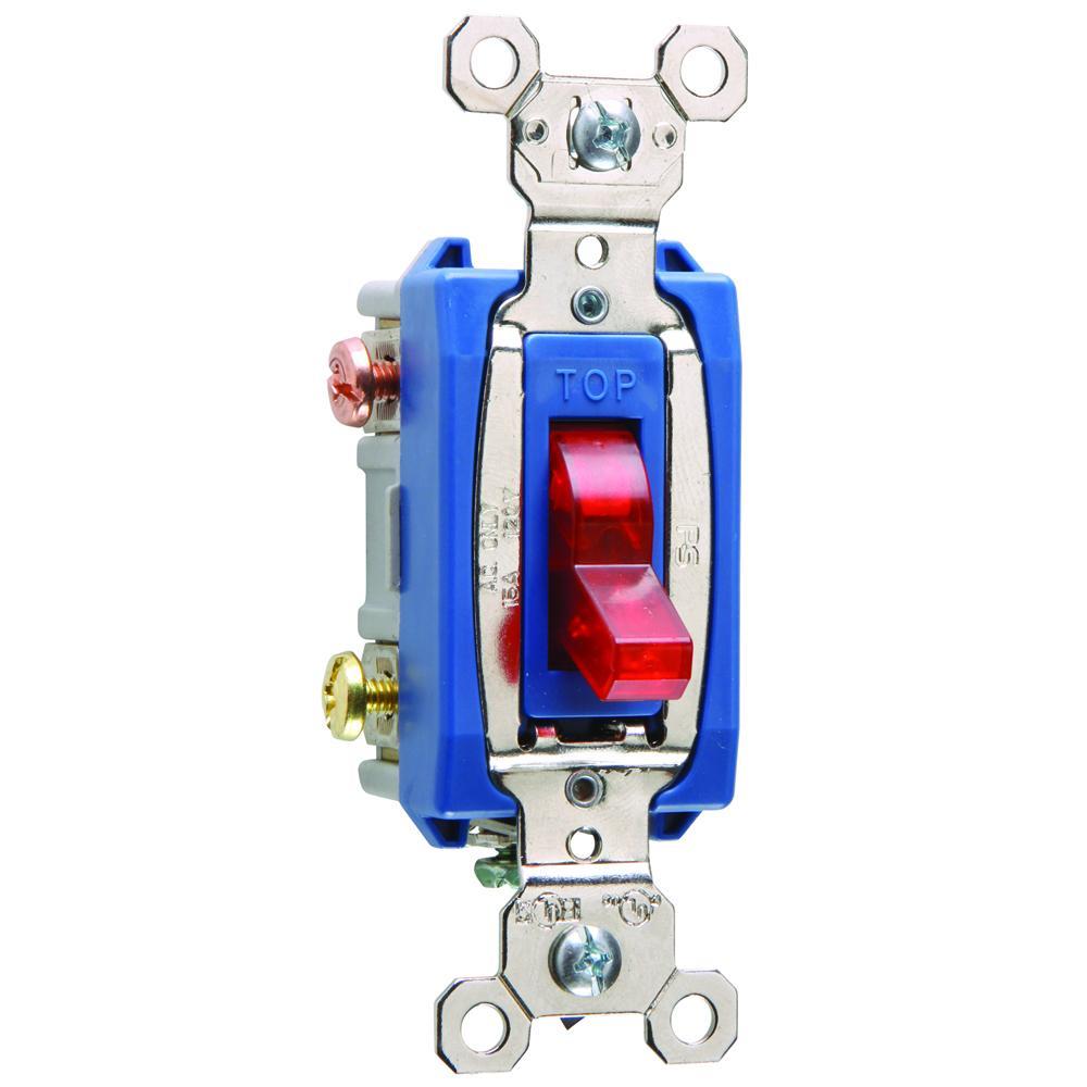 Pass & Seymour® PS15AC3RPL Pilot Light Switches