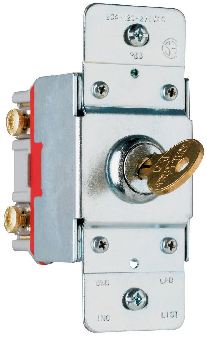 Pass & Seymour® PS20AC1KL Keylock Switches