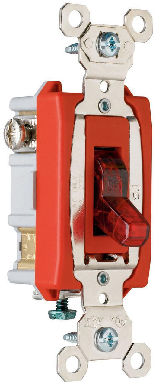 Pass & Seymour® PS20AC1RPL7 Pilot Light Switches