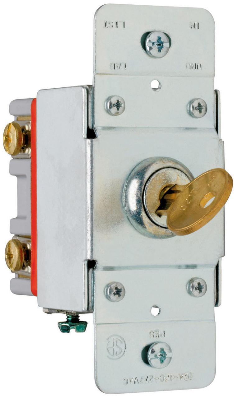 Pass & Seymour® PS20AC2KL Keylock Switches