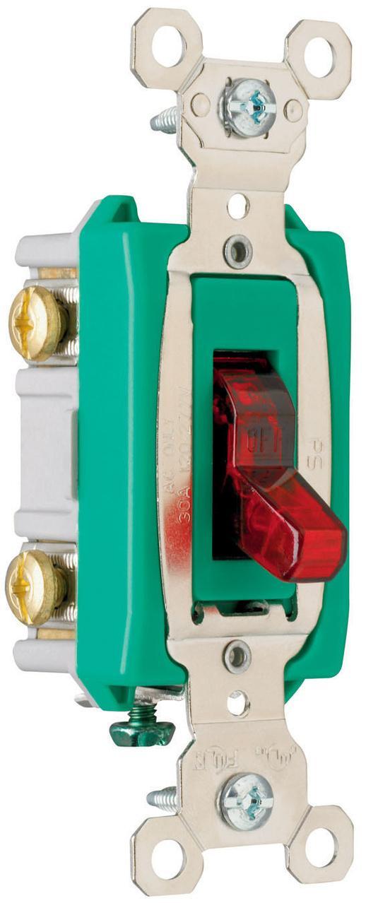 Pass & Seymour® PS30AC2RPL Pilot Light Switches
