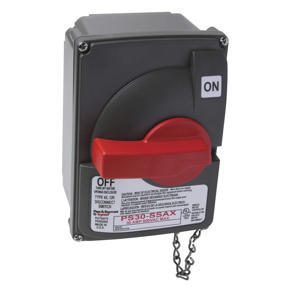 Pass & Seymour® PS30SSAX Enclosed Rotary Disconnects