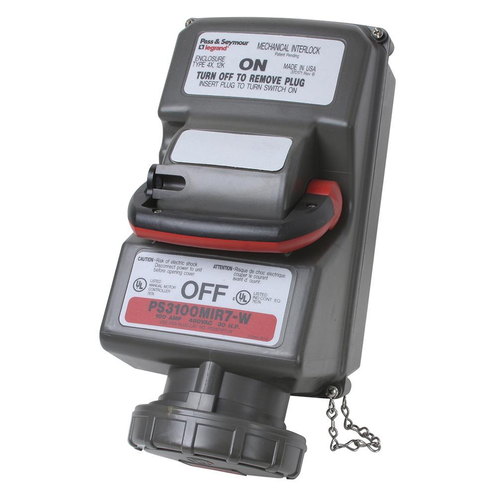 Pass & Seymour® PS3100MIR7W Pin & Sleeve Mechanical Interlock Device