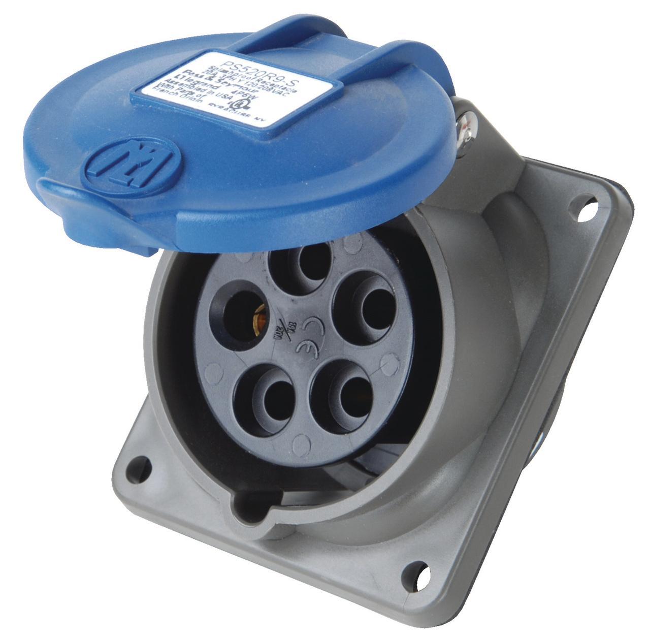 Pass & Seymour® PS332R9S Pin & Sleeve Receptacles
