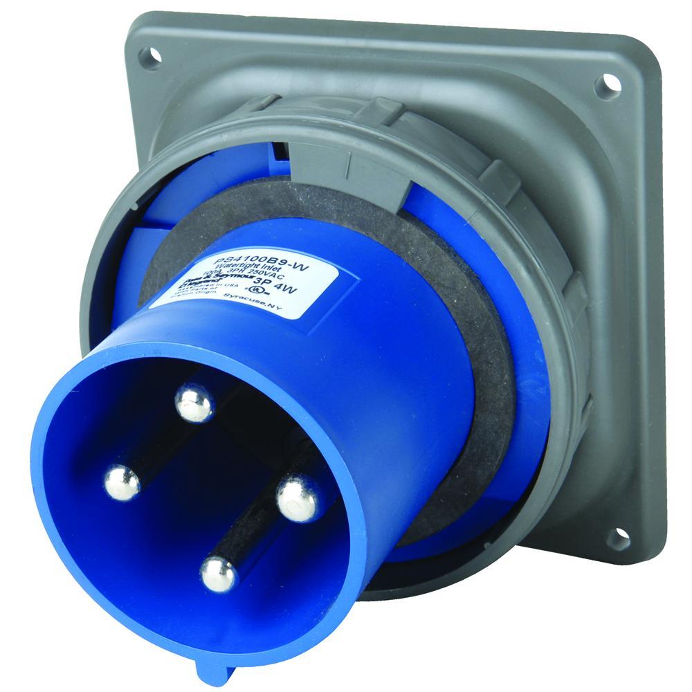 Pass & Seymour® PS4100B9W Pin & Sleeve Inlets