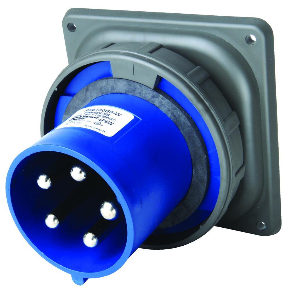 Pass & Seymour® PS5100B9W Pin & Sleeve Inlets
