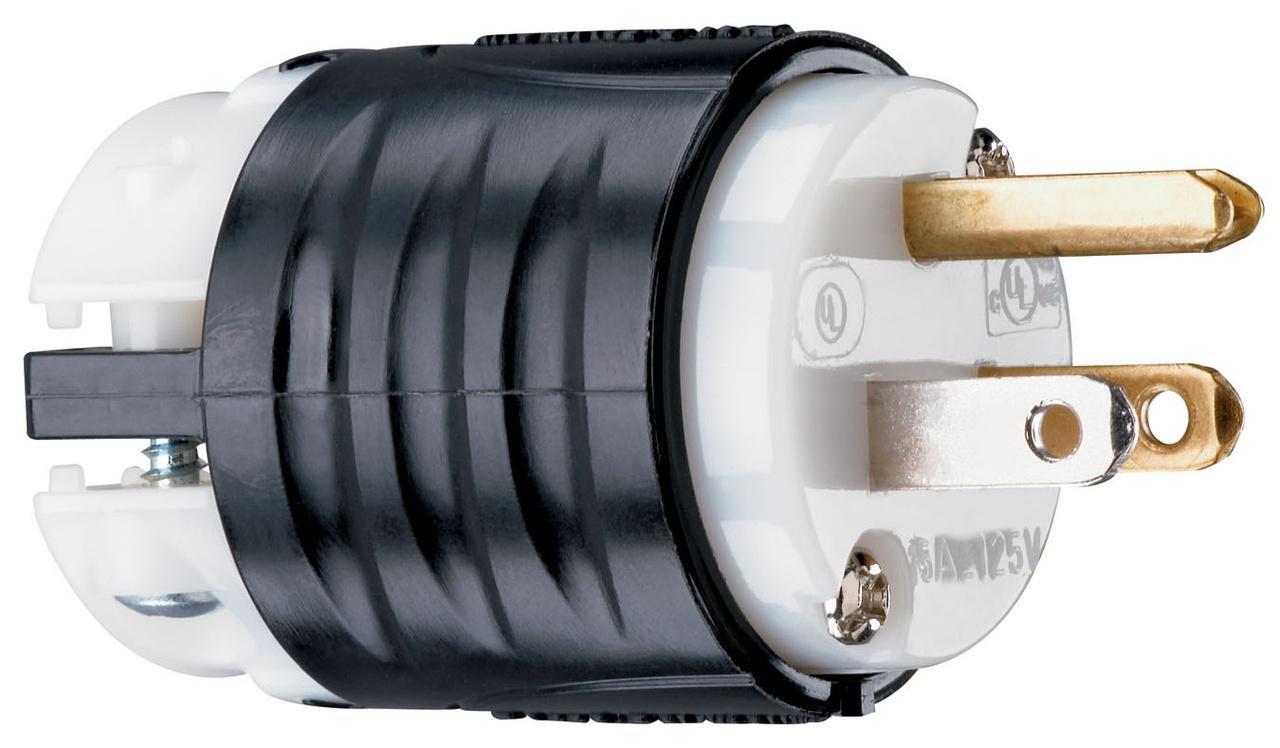 Pass & Seymour® PS5266XBK Straight Blade Plugs