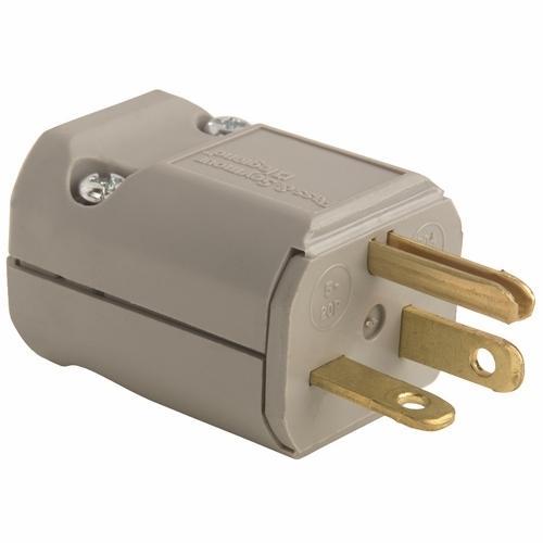 Pass & Seymour® PS5364GRY Straight Blade Plugs