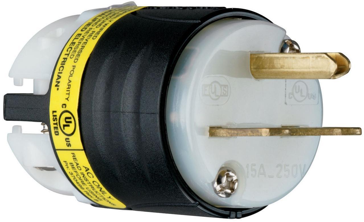 Pass & Seymour® PS5666XGCM Straight Blade Plugs