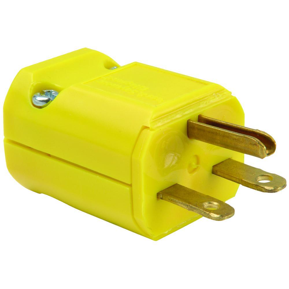 Pass & Seymour® PS5666Y Straight Blade Plugs
