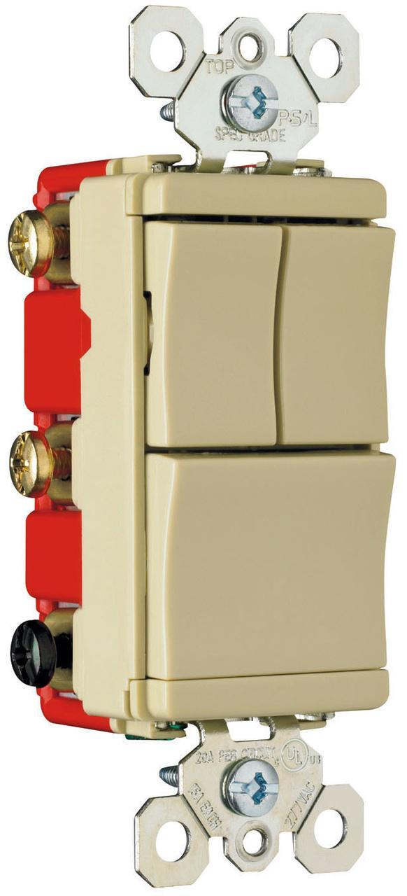 Pass & Seymour® PS811120LA Combination Switches Decorative