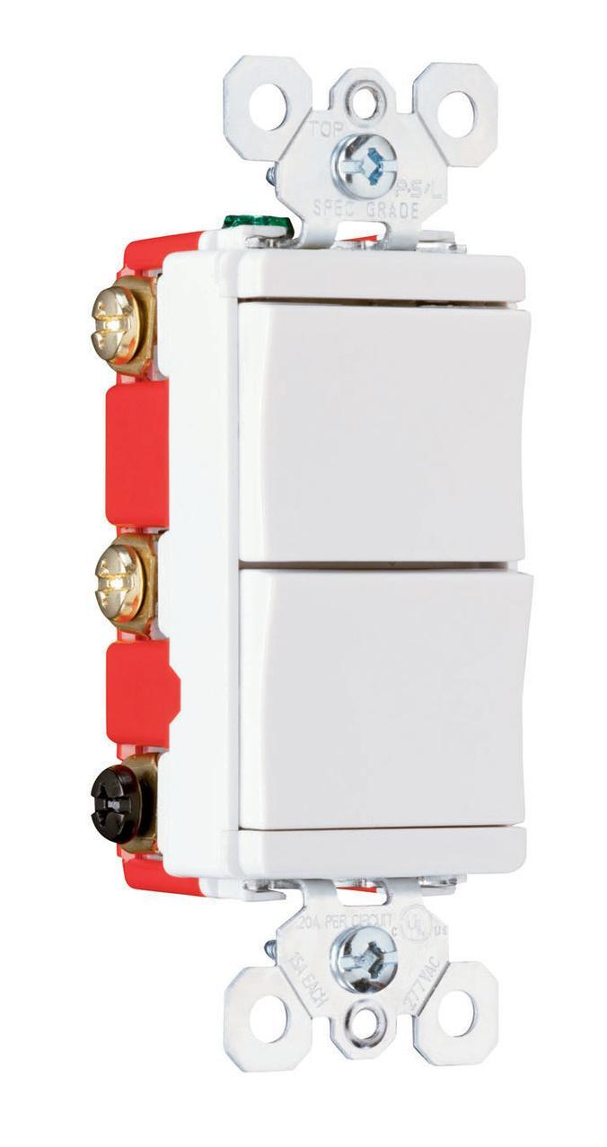Pass & Seymour® PS81120LA Combination Switches Decorative