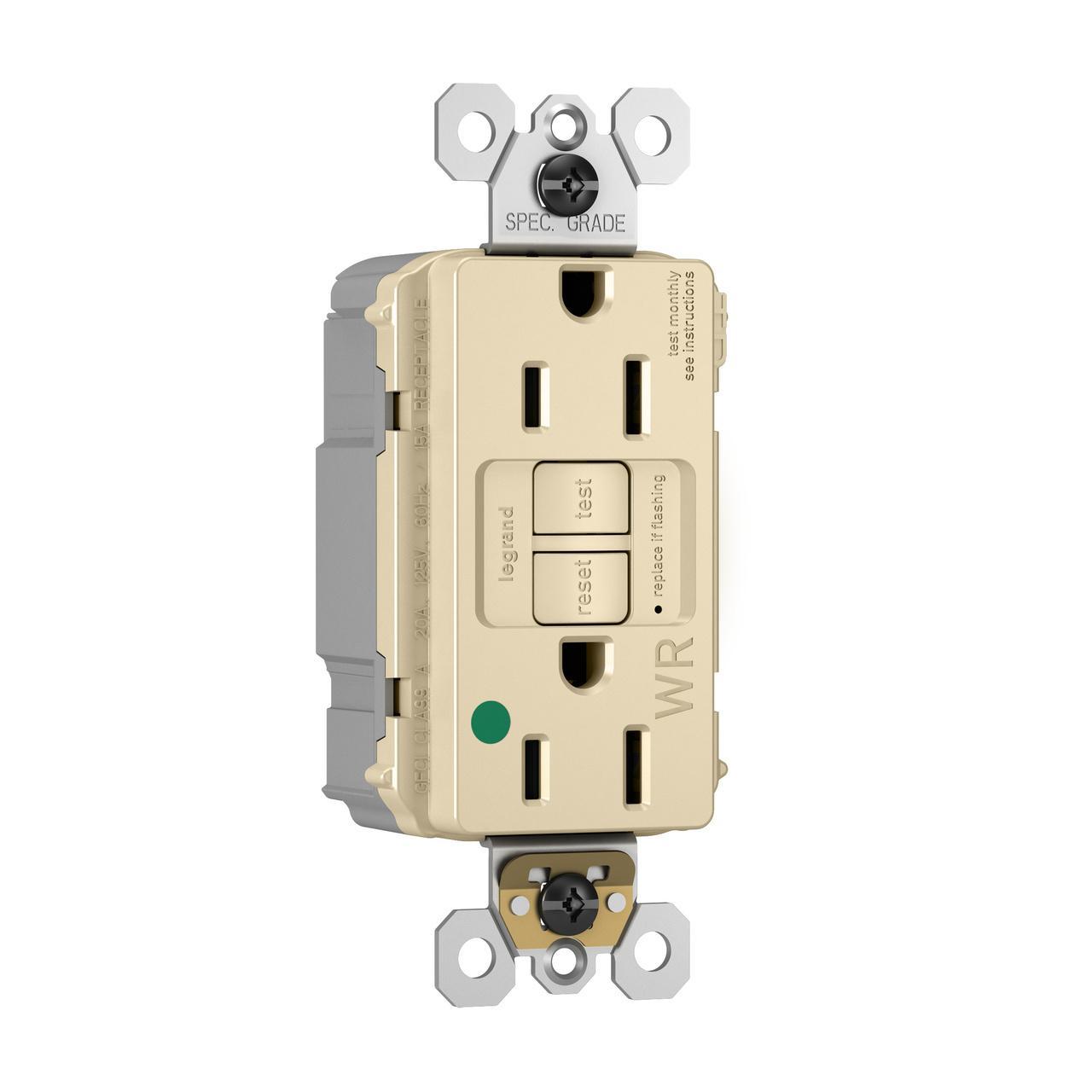 Pass & Seymour® PT1597HGTRWRI GFCI Receptacles