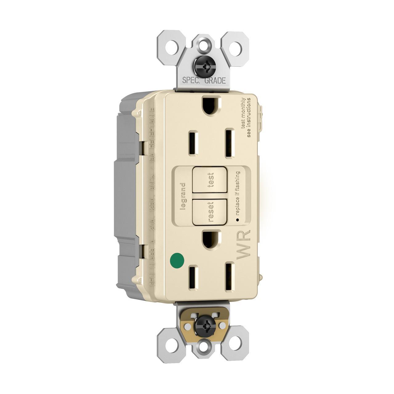 Pass & Seymour® PT1597HGTRWRLA GFCI Receptacles