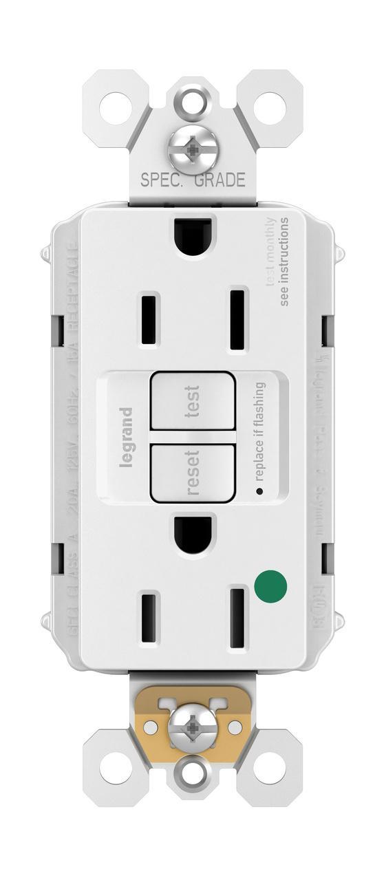 Pass & Seymour® PT1597HGW GFCI Receptacles