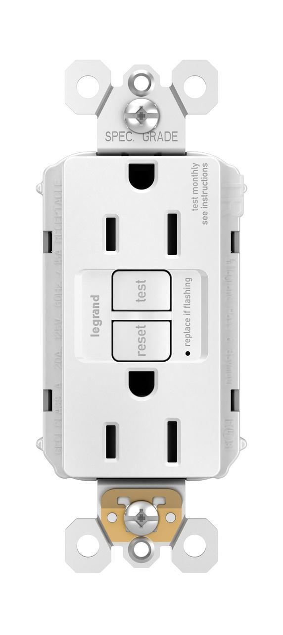 Pass & Seymour® PT1597TRW GFCI Receptacles