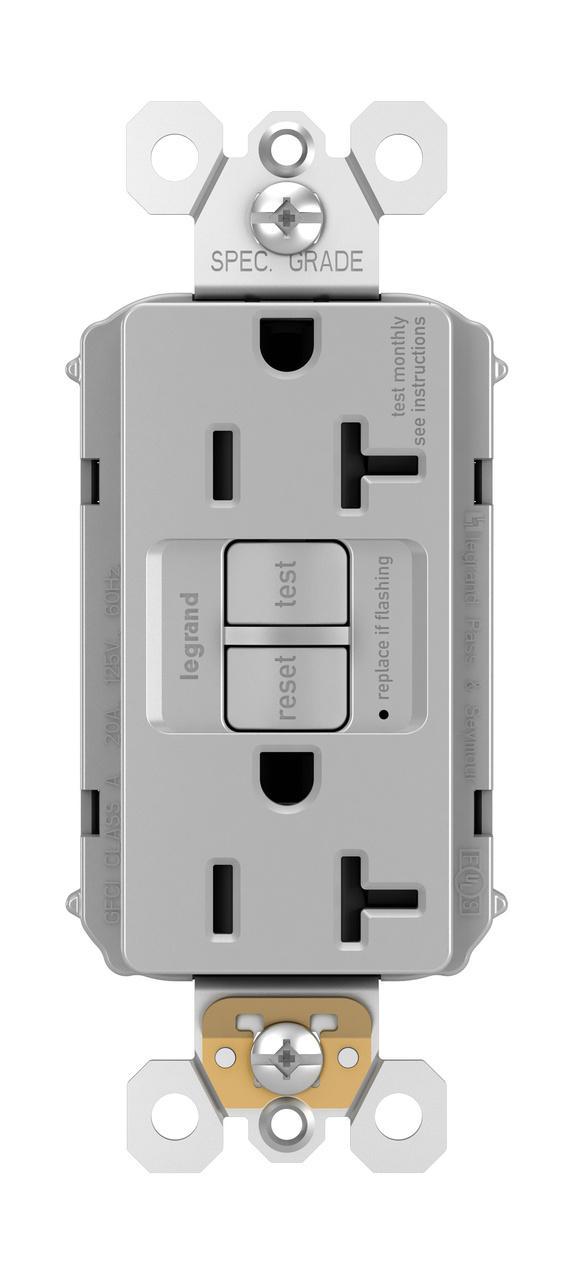 Pass & Seymour® PT2097GRY GFCI Receptacles