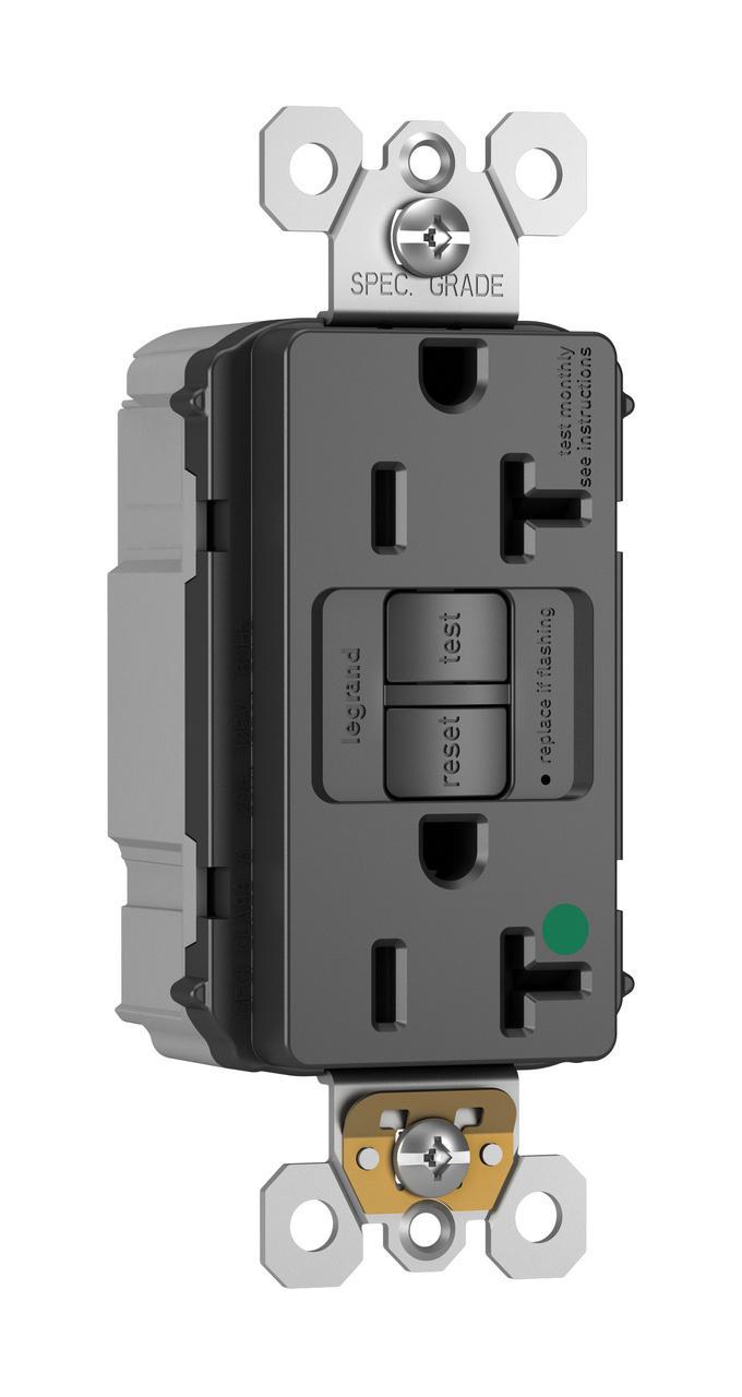 Pass & Seymour® PT2097HGBK GFCI Receptacles