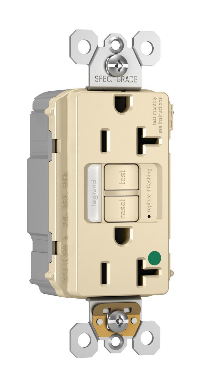 Pass & Seymour® PT2097HGNTLTRI GFCI Receptacles