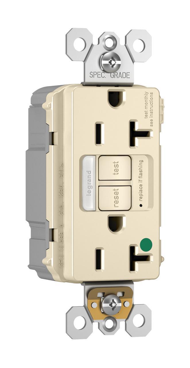 Pass & Seymour® PT2097HGNTLTRLA GFCI Receptacles