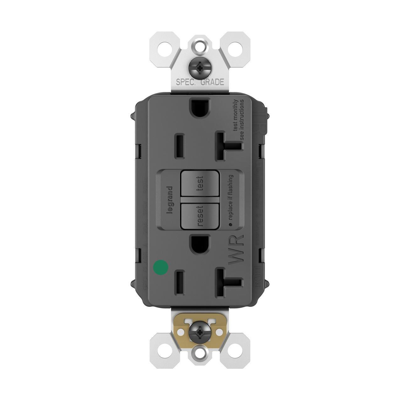 Pass & Seymour® PT2097HGTRWRBK GFCI Receptacles