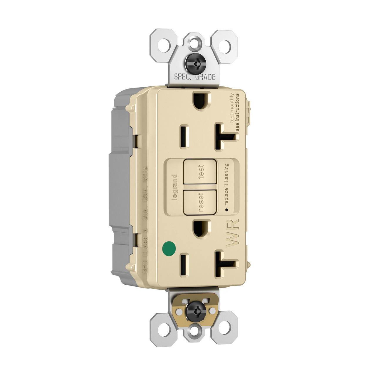 Pass & Seymour® PT2097HGTRWRI GFCI Receptacles