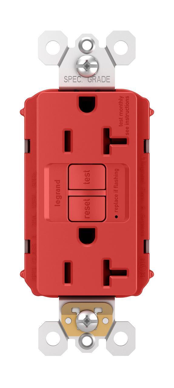 Pass & Seymour® PT2097RED GFCI Receptacles