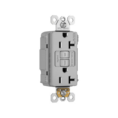 Pass & Seymour® PT2097TRGRY GFCI Receptacles