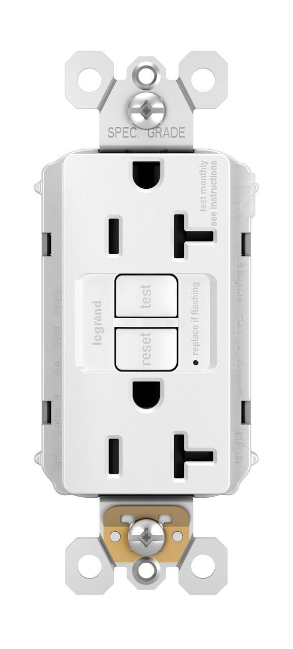 Pass & Seymour® PT2097TRNAW GFCI Receptacles