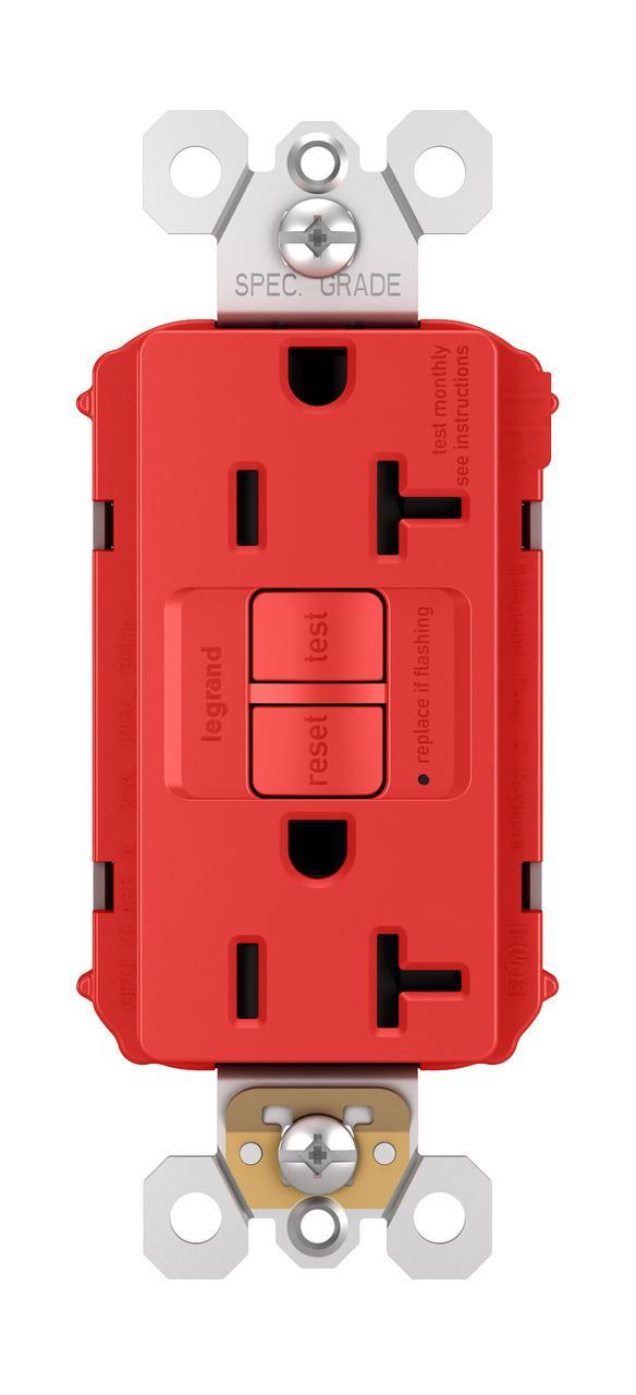 Pass & Seymour® PT2097TRRED GFCI Receptacles