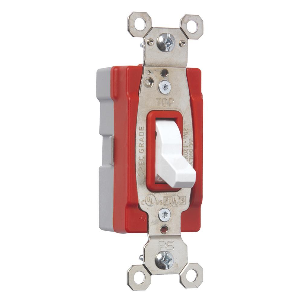 Pass & Seymour® PT20AC1WSL Toggle Switches