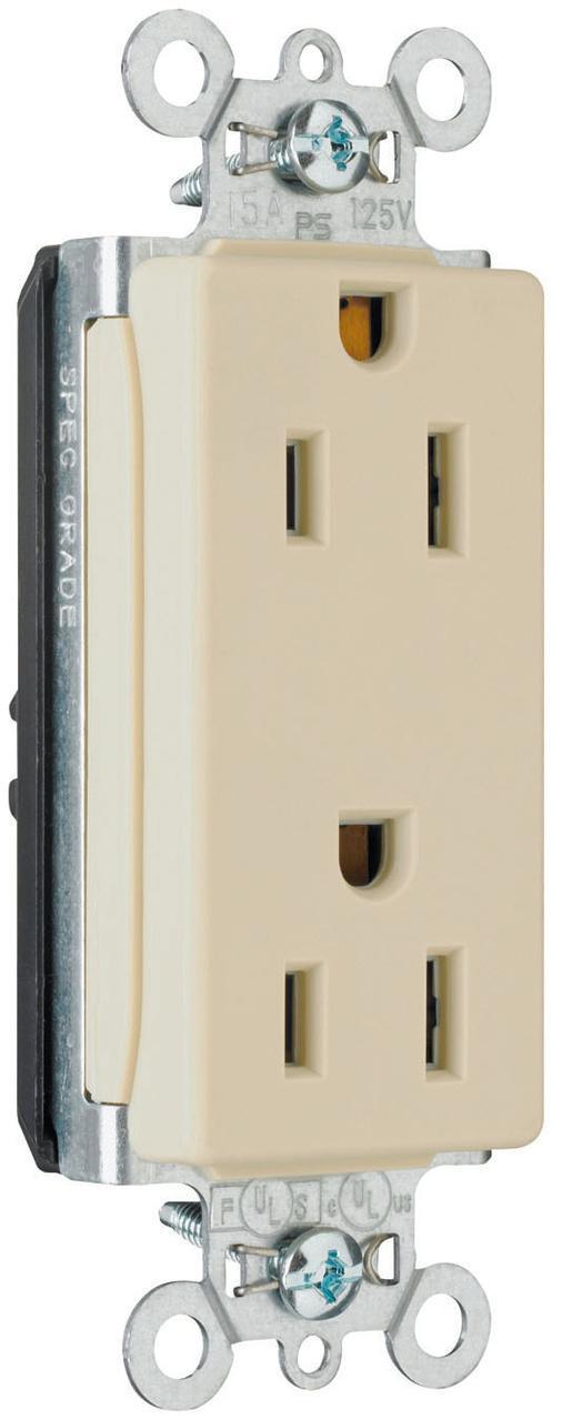 Pass & Seymour® PT26252W Straight Blade Receptacles