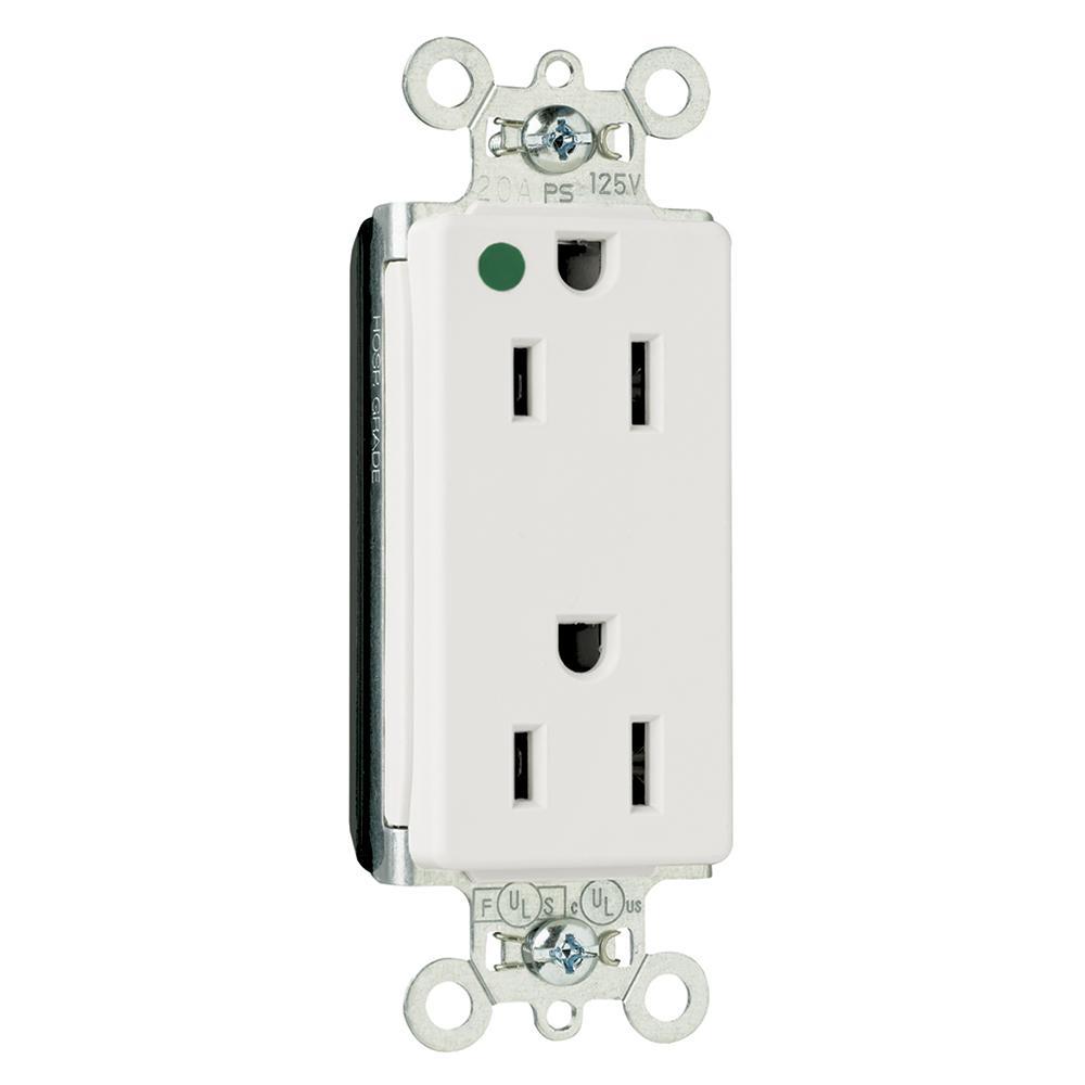 Pass & Seymour® PT26262HGW Straight Blade Receptacles