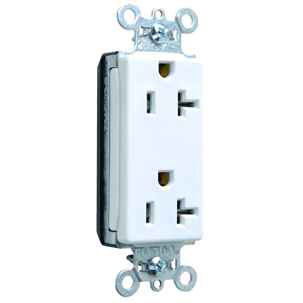 Pass & Seymour® PT26352W Straight Blade Receptacles
