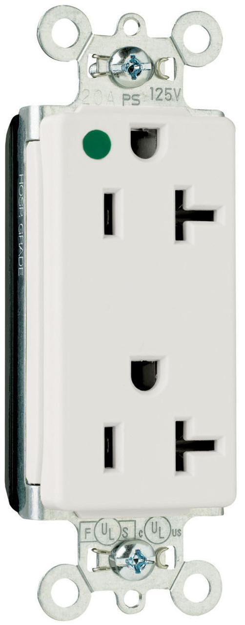 Pass & Seymour® PT26362HGW Straight Blade Receptacles
