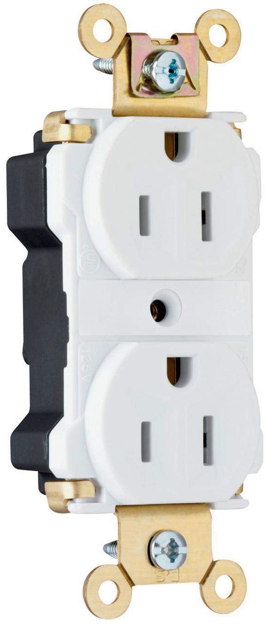 Pass & Seymour® PT5262AW Straight Blade Receptacles
