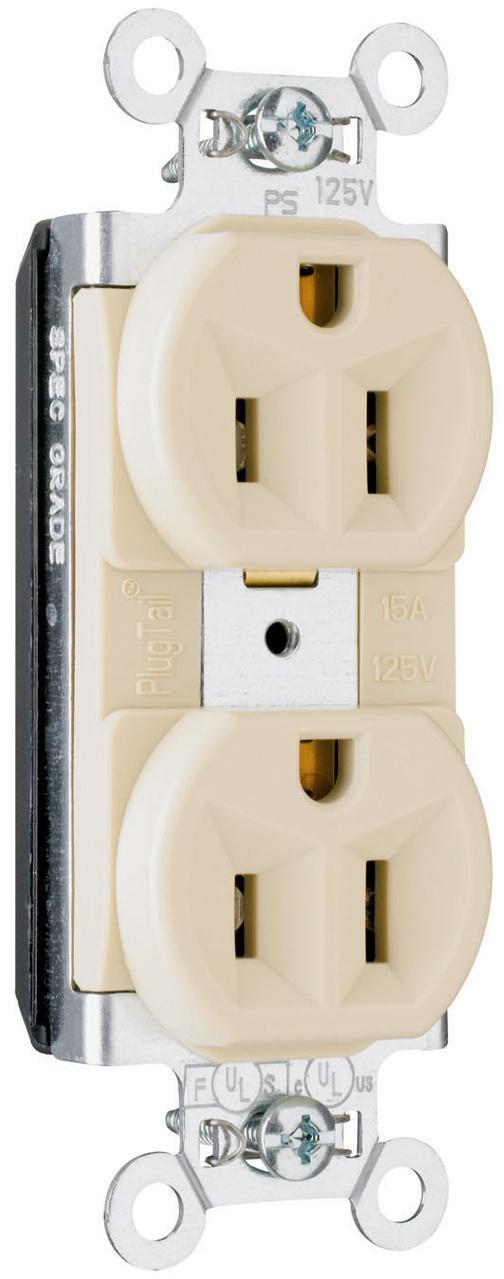 Pass & Seymour® PT5262I Straight Blade Receptacles