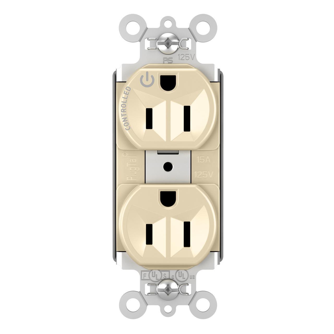 Pass & Seymour® PT5262SCCHI Straight Blade Receptacles