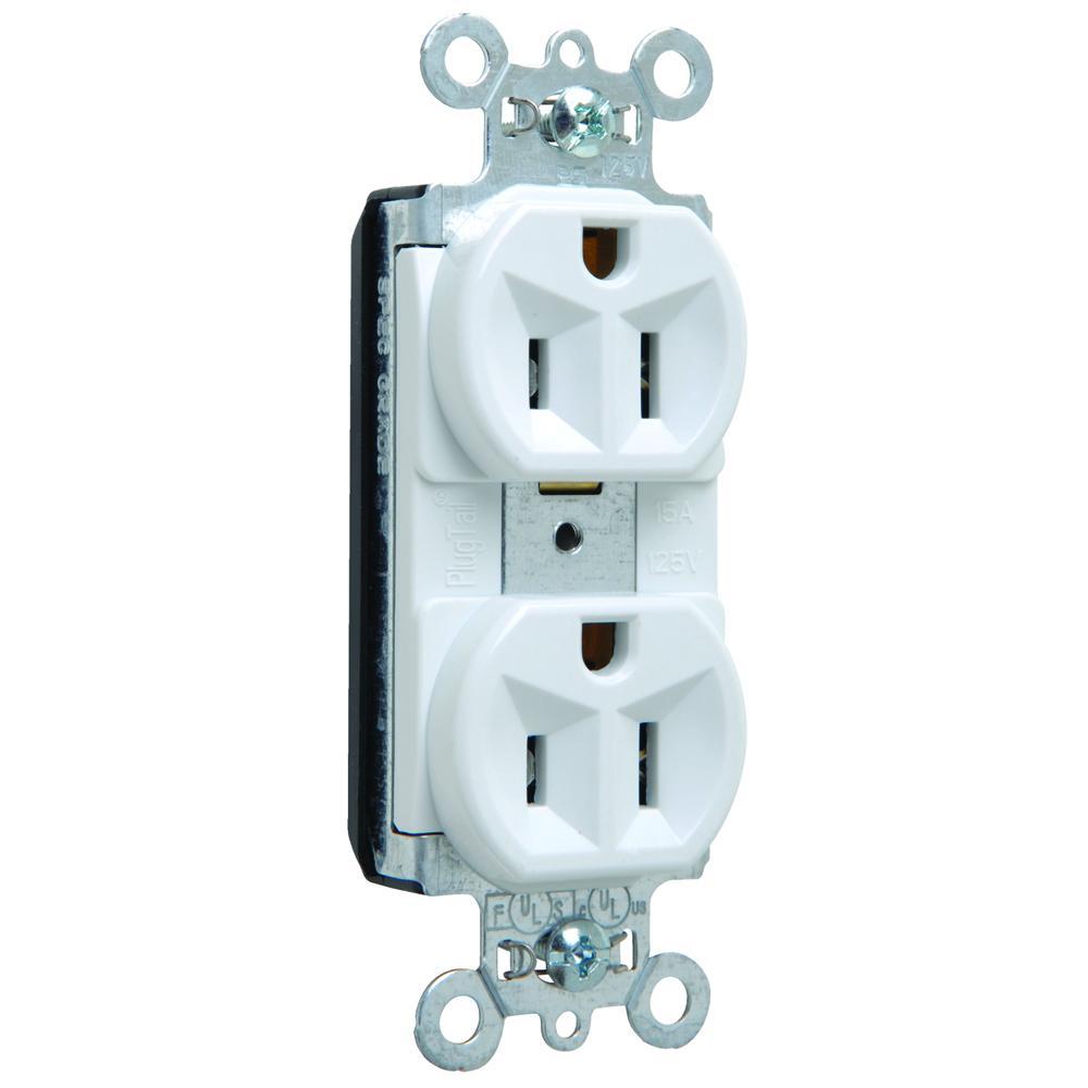 Pass & Seymour® PT5262W Straight Blade Receptacles
