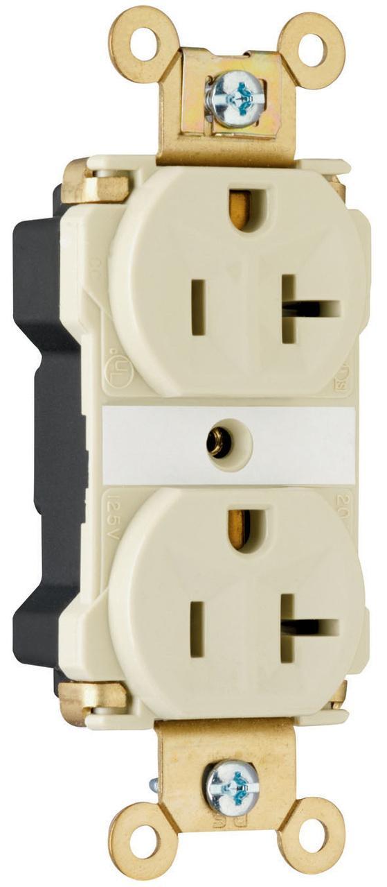 Pass & Seymour® PT5362AGRY Straight Blade Receptacles