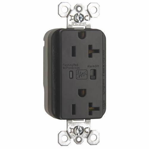 Pass & Seymour® PT5362BKSP Straight Blade Receptacles